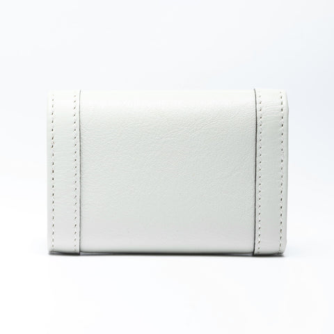 GUCCI Leather bamboo Key holder  leather Ivory WS24271