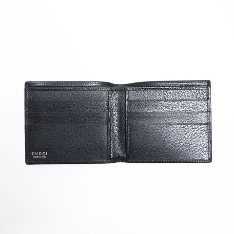 GUCCI leather Bifold Wallet leather black WS24272
