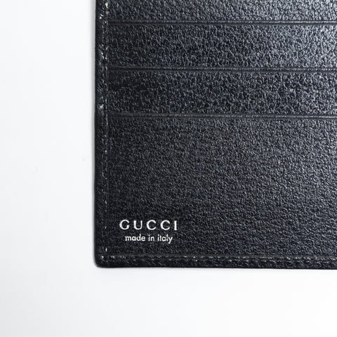 GUCCI leather Bifold Wallet leather black WS24272