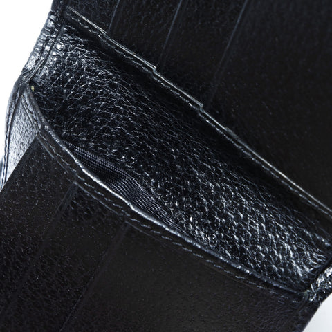 GUCCI leather Bifold Wallet leather black WS24272