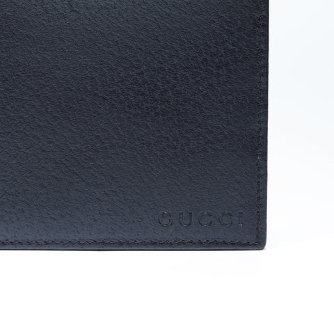 GUCCI leather Bifold Wallet leather black WS24272