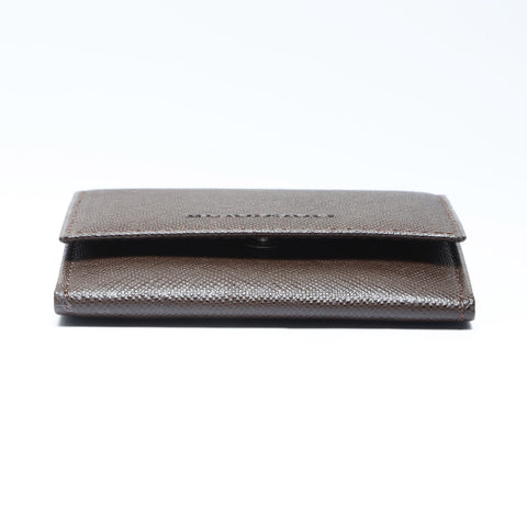 BURBERRY Pouch leather Coin case leather Brown WS24273