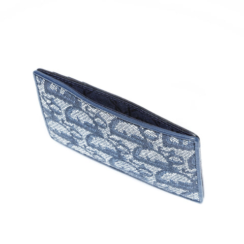 Christian Dior Trotter Card Case Navy WS24276