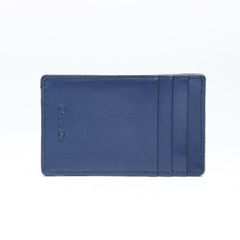 Christian Dior Trotter Card Case Navy WS24276