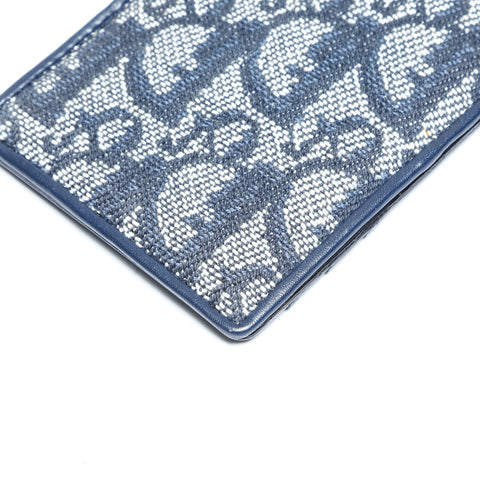 Christian Dior Trotter Card Case Navy WS24276