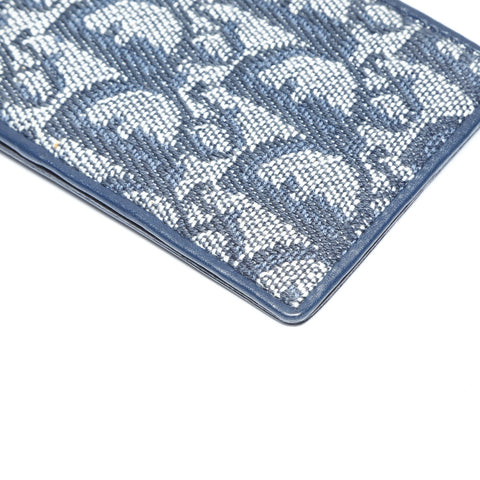 Christian Dior Trotter Card Case Navy WS24276