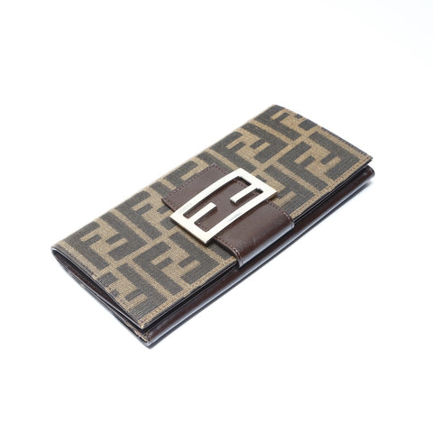 FENDI Zucca Mama Purse canvas Brown WS24277