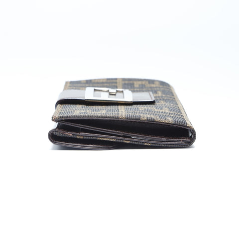 FENDI Zucca Mama Purse canvas Brown WS24277