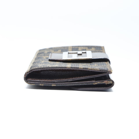 FENDI Zucca Mama Purse canvas Brown WS24277