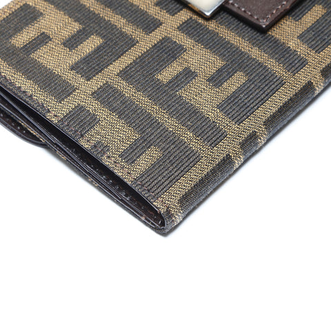 FENDI Zucca Mama Purse canvas Brown WS24277