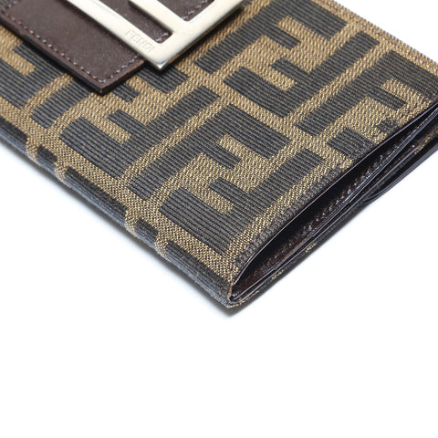 FENDI Zucca Mama Purse canvas Brown WS24277