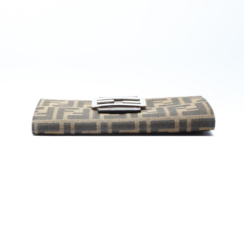 FENDI Zucca Mama Purse canvas Brown WS24277