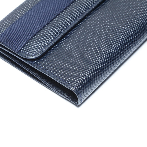 Salvatore Ferragamo Vara Leather Purse leather Navy WS24278