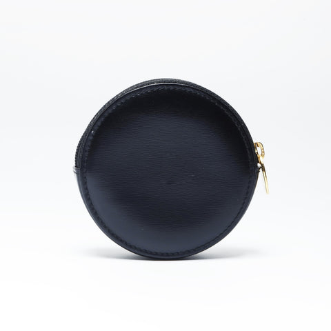 CARTIER Leather PANTHERE Coin case leather black WS24282