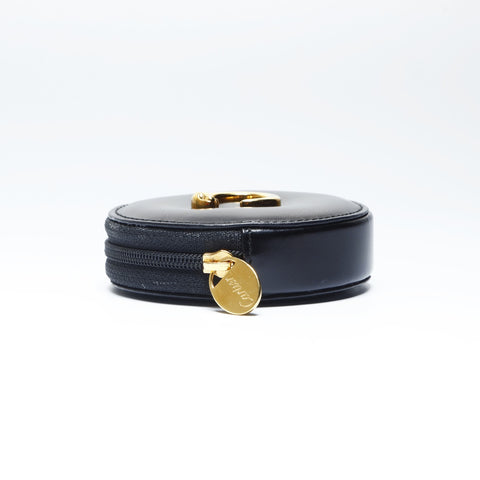 CARTIER Leder PANTHERE Münzetui Leder schwarz WS24282