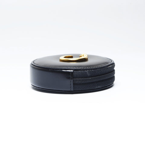 CARTIER Leather PANTHERE Coin case leather black WS24282
