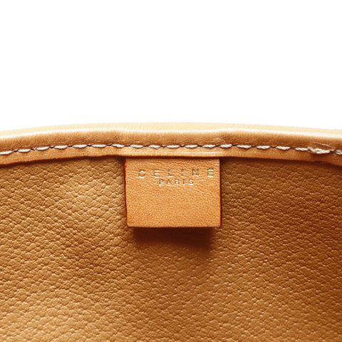 CELINE Macadam PVC Pouch PVC Brown WS24284