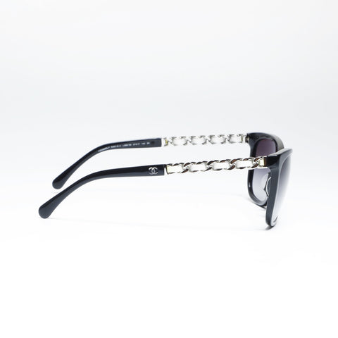 CHANEL Chain Temple sunglasses black WS24285