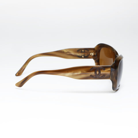 CHANEL COCO Mark sunglasses Brown WS24289