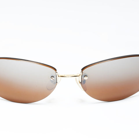 CHANEL Rimless sunglasses Brown WS24290
