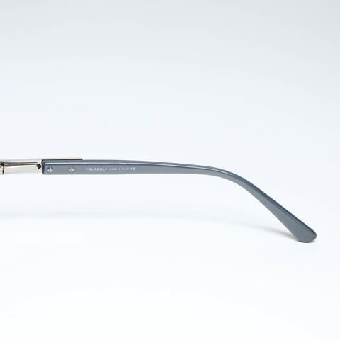 CHANEL Metal frame sunglasses gray WS24291