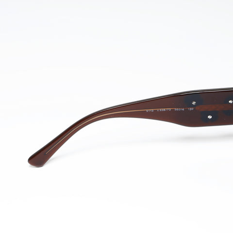 CHANEL Camelia sunglasses Brown WS24292