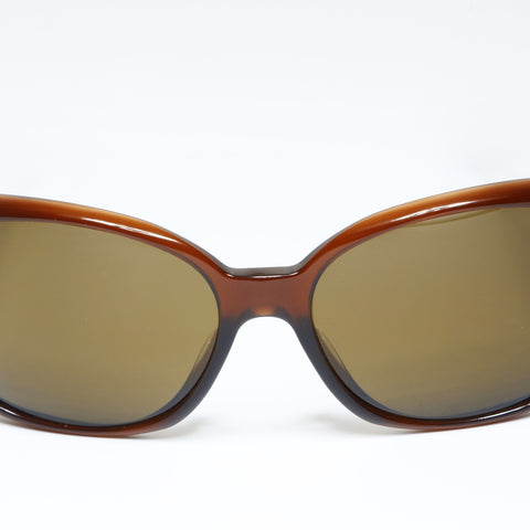 CHANEL Camelia sunglasses Brown WS24292