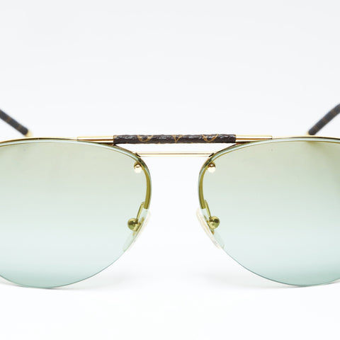 LOUIS VUITTON Sunglasses clockwise sunglasses Brown WS24293