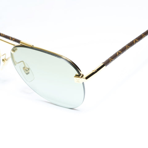 LOUIS VUITTON Sunglasses clockwise sunglasses Brown WS24293