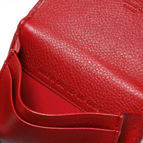 Christian Dior Canvas Trotter Street Chic Card Case Red WS24296