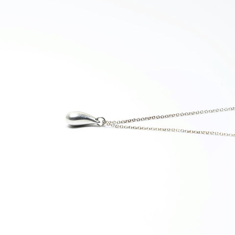 TIFFANY&Co. teardrop Necklace Silver WS24303