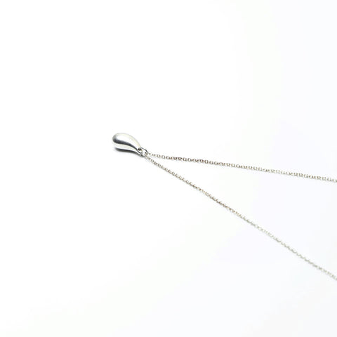 TIFFANY&Co. teardrop Necklace Silver WS24303