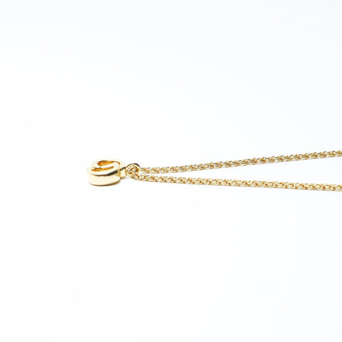 Christian Dior CD logo Necklace gold WS24304