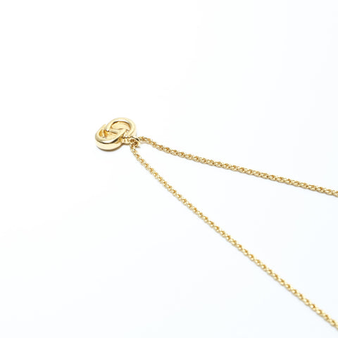 Christian Dior CD logo Necklace gold WS24304