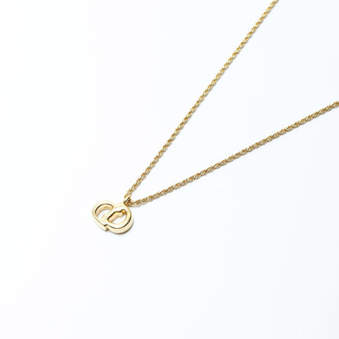 Christian Dior CD logo Necklace gold WS24304