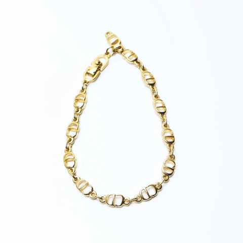 Christian Dior CD logo bracelet gold WS24305