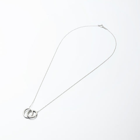 TIFFANY&Co. 1837 Interlocking 925 Necklace Silver WS24309