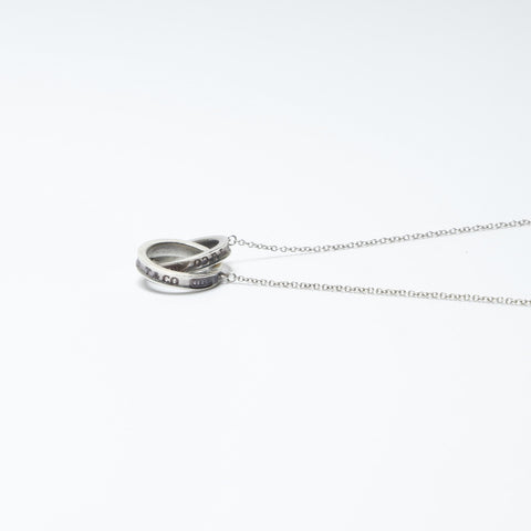 TIFFANY&Co. 1837 Interlocking 925 Necklace Silver WS24309