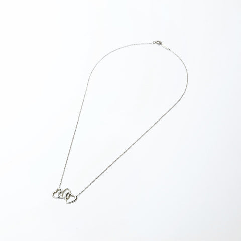 TIFFANY&Co. Triple heart Necklace Silver WS24311
