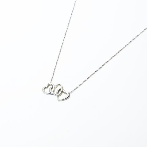 TIFFANY&Co. Triple heart Necklace Silver WS24311