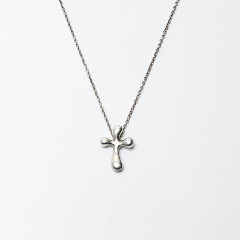 TIFFANY&Co. Cross 925 Necklace Silver WS24312