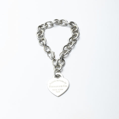 TIFFANY&Co. heart return toe bracelet Silver WS24314