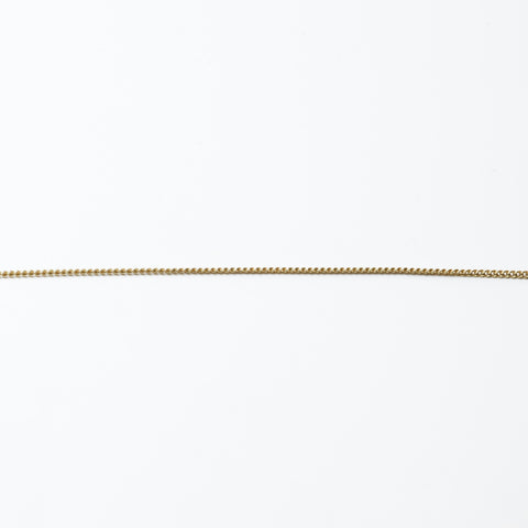 CHANEL 01C 2011 Rhinestone COCO Mark Necklace gold WS24316