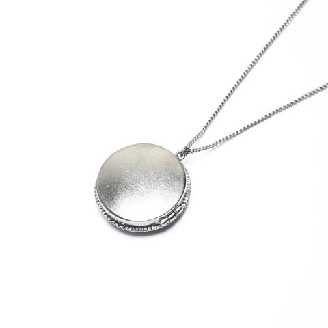 CHANEL COCO Mark Rocket Pendant 10C 2010 Necklace Silver WS24317