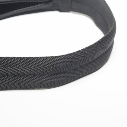 PRADA Nylon Hobo Handbag black WS24318