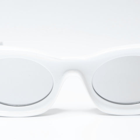 LOEWE x Paula's Ibiza Square Paula's Ibiza Sonnenbrille weiß WS24319