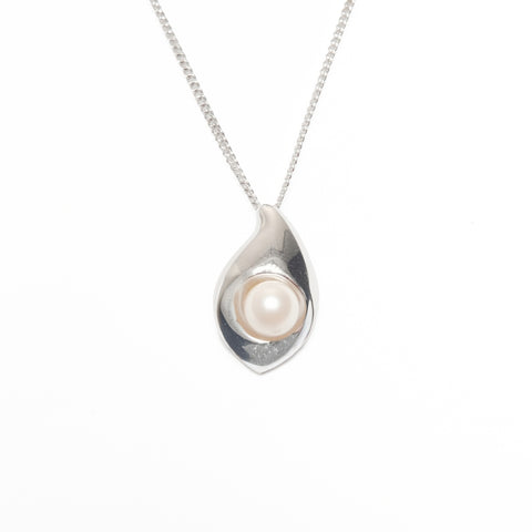 Pearl Necklace Silver WS24323