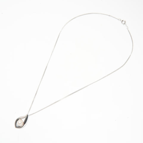 Pearl Necklace Silver WS24323