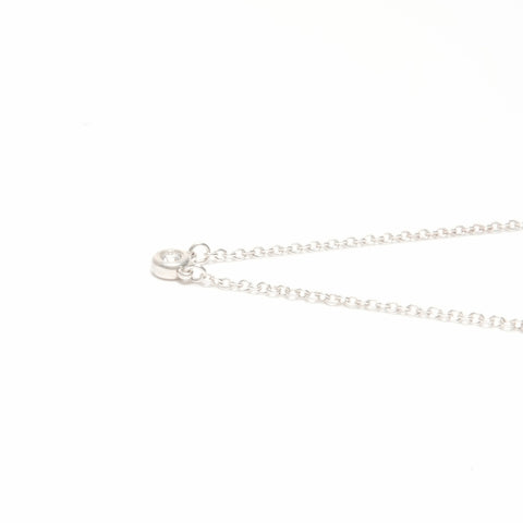 TIFFANY&Co. By the Yard 925 Diamond Necklace Silver WS24324