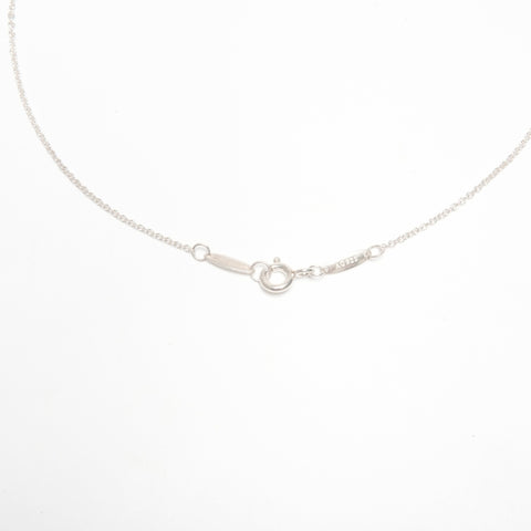 TIFFANY&Co. By the Yard 925 Diamond Necklace Silver WS24324